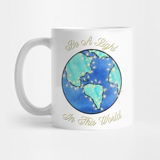 Watercolor light world teeshirt Mug